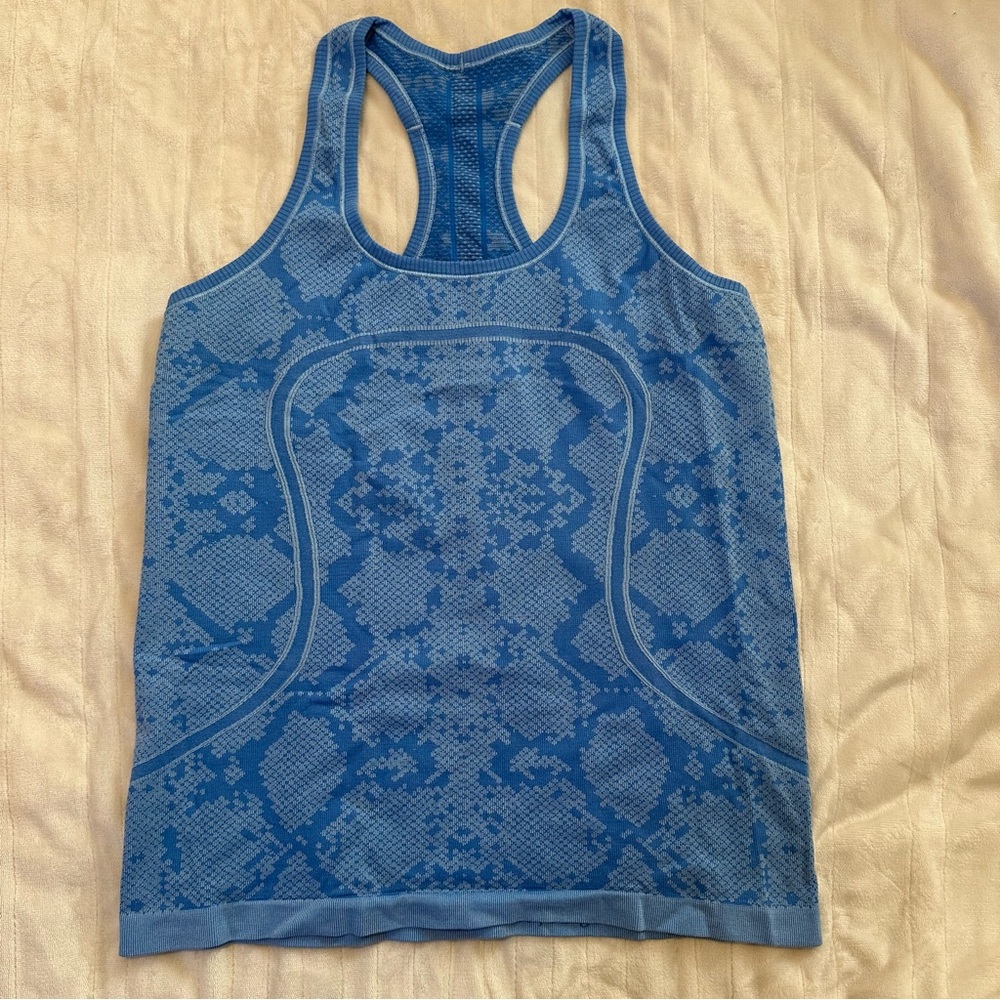 Lululemon Swiftly Tech Racerback - Heathered Blue